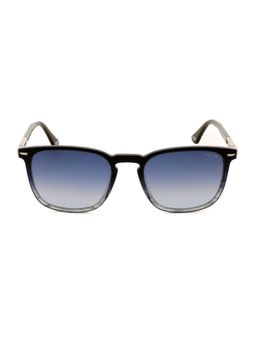 Police - Men Full Rim Acetate Square Blue Lens Sunglasses (54)