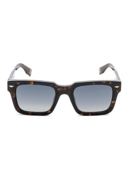 Police - Men Full Rim Acetate Square Grey Lens Sunglasses (52)