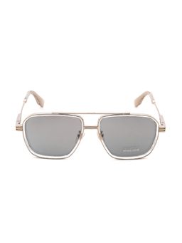 Police - Men Full Rim Metal Pilot Grey Lens Sunglasses (60)