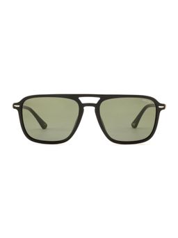 Police - Men Full Rim Acetate Square Green Lens Sunglasses (57)