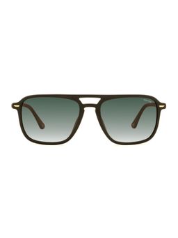 Police - Men Full Rim Acetate Square Green Lens Sunglasses (57)