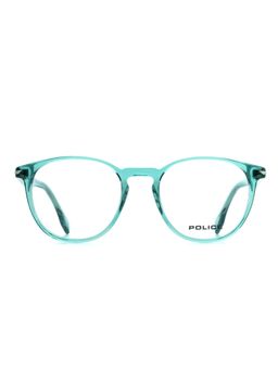 Police - Men Full Rim Acetate Oval Green Eyeglass Frame (50)