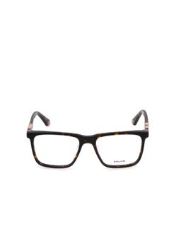 Police - Men Full Rim Acetate Square Brown Eyeglass Frame (52)