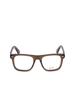 Police - Men Full Rim Acetate Square Brown Eyeglass Frame (50)