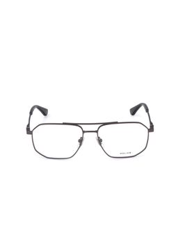 Police - Men Full Rim Metal Irregular Grey Eyeglass Frame (56)