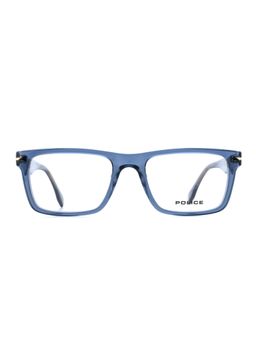 Police - Men Full Rim Acetate Rectangle Blue Eyeglass Frame (55)