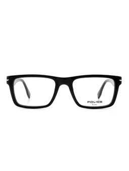 Police - Men Full Rim Acetate Rectangle Black Eyeglass Frame (55)
