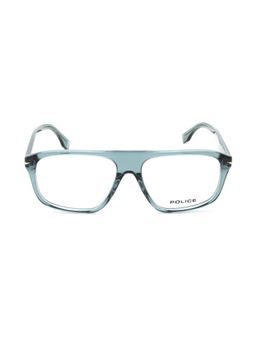 Police - Men Full Rim Acetate Rectangle Blue Eyeglass Frame (55)