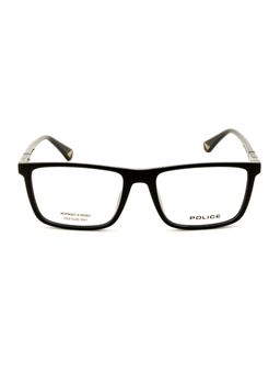Police - Men Full Rim Pc Rectangle Black Eyeglass Frame (54)