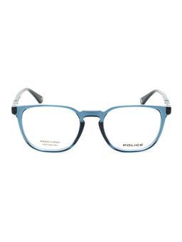 Police - Men Full Rim Pc Square Blue Eyeglass Frame (52)