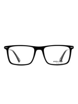 Police - Men Full Rim Acetate Rectangle Black Eyeglass Frame (52)