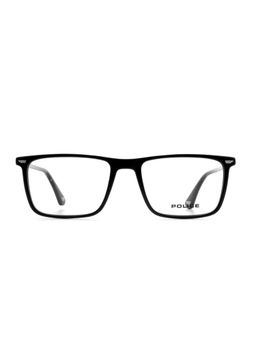 Police - Men Full Rim Acetate Rectangle Black Eyeglass Frame (52)
