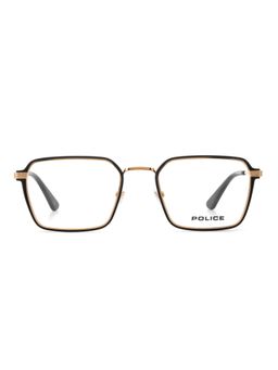 Police - Men Full Rim Metal Square Black Eyeglass Frame (52)