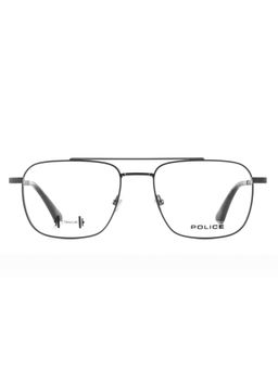Police - Men Full Rim Titanium Square Grey Eyeglass Frame (54)