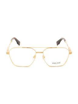 Police - Men Full Rim Metal Pilot Gold Eyeglass Frame (58)