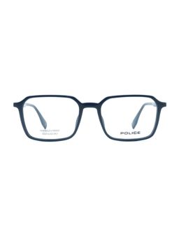 Police - Men Full Rim Pc Square Blue Eyeglass Frame (52)