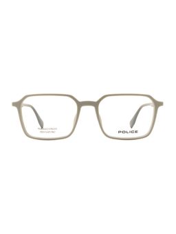 Police - Men Full Rim Pc Square Grey Eyeglass Frame (52)