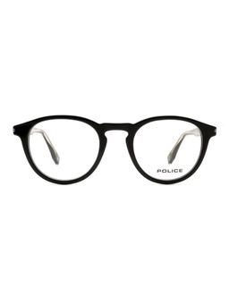 Police - Men Full Rim Acetate Oval Black Eyeglass Frame (50)