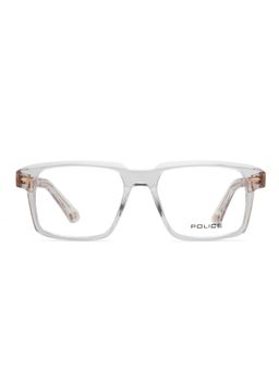 Police - Men Full Rim Acetate Square White Eyeglass Frame (53)