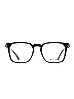 Police - Men Full Rim Acetate Square Black Eyeglass Frame (53)