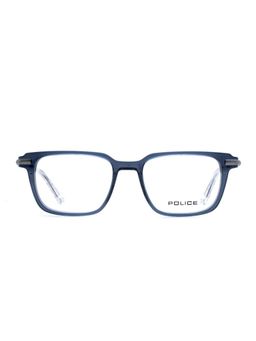 Police - Men Full Rim Acetate Square Blue Eyeglass Frame (50)