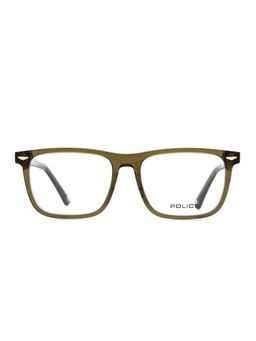 Police - Men Full Rim Acetate Square Green Eyeglass Frame (54)