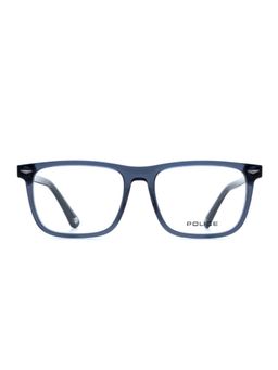 Police - Men Full Rim Acetate Square Blue Eyeglass Frame (54)