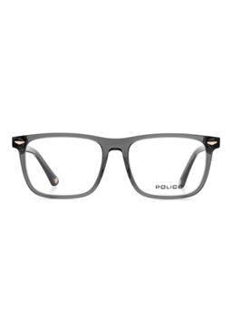 Police - Men Full Rim Acetate Square Grey Eyeglass Frame (54)