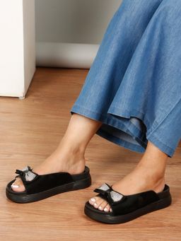 Flat n Heels - Women Sandals Black
