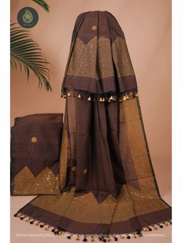 Ethnic Elements - Jamdani Cotton Suit Unstitched Kurta and Dupatta