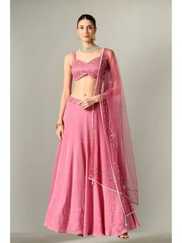 Sunanta Madaan - Mauve Lehenga Choli with Dupatta