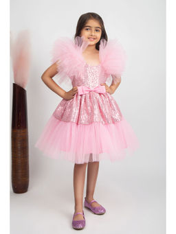 Jelly Jones - Girls Pink Sequined Dress