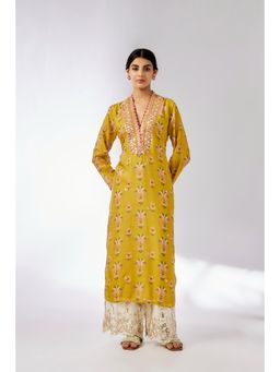 Gopi Vaid - Mustard Gargi Kurta