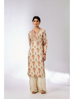 Gopi Vaid - Ivory Neha Kurta