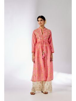 Gopi Vaid - Pink Tara Kurta
