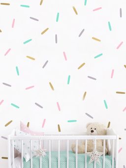 My Kids Wall - Sprinkle Confetti Wall Stickers-Multi-Color (51x30 cm)