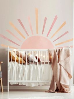 My Kids Wall - Rising Sun Personalised Wall Stickers-Multi-Color (150x85 cm)