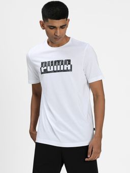 Puma - Camo Graphic Men White T-Shirt