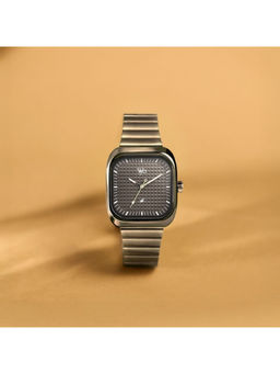 Fastrack - Men Brown Vyb Maverick Quartz Analog Metal Strap Watch (FV30001QM02W) (M)