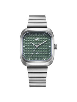Fastrack - Men Green Vyb Maverick Quartz Analog Metal Strap Watch (FV30001SM02W) (M)