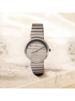 Fastrack - Women Beige Vyb Charmer Quartz Analog Metal Strap Watch (FV60078QM01) (M)