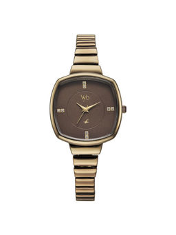 Fastrack - Women Brown Vyb Muse Quartz Analog Metal Strap Watch (FV60081QM01) (M)