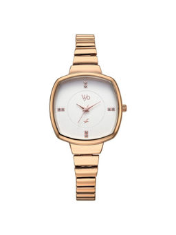 Fastrack - Women White Vyb Muse Quartz Analog Metal Strap Watch (FV60081WM01) (M)