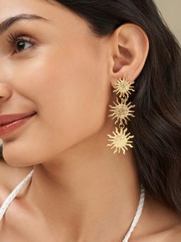 Joker and Witch - Joker & Witch Women Caliope Gold Seashells Drop Earrings