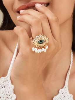 Joker and Witch - Joker & Witch Women Eye Spy Evil Eye Ring