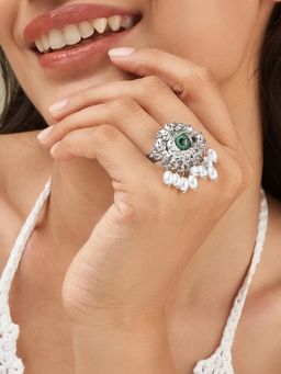 Joker and Witch - Joker & Witch Women Eye Spy Evil Eye Ring