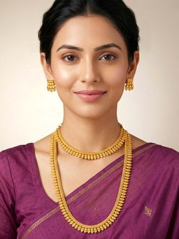 Peora - Women Gold Plated Traditional Jewellery Set