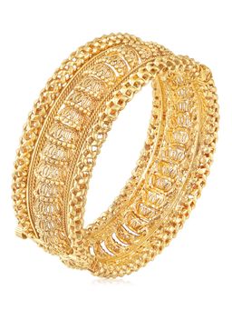Peora - Women Gold Plated Thick Kada (2.6)
