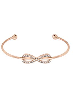 Peora - Women Rose Gold Plated American Diamond Bracelet
