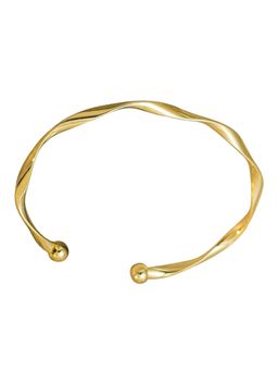 Peora - Women Gold Plated Fancy Stated Cuff